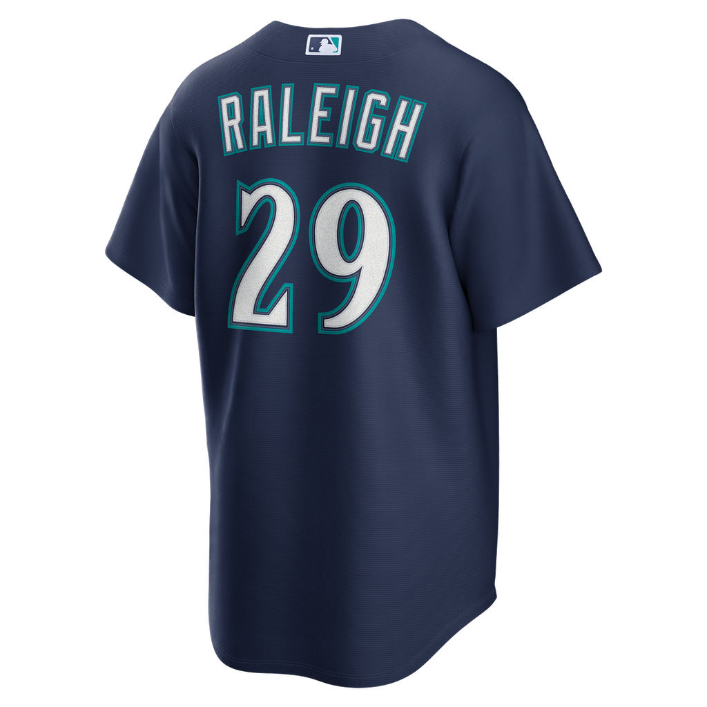 Cal Raleigh Seattle Mariners Nike Road Replica Jersey - Navy