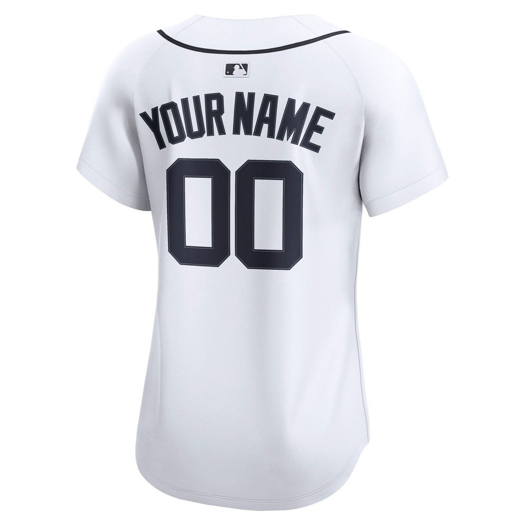 Detroit Tigers Nike Women's Home Limited Custom Jersey - White