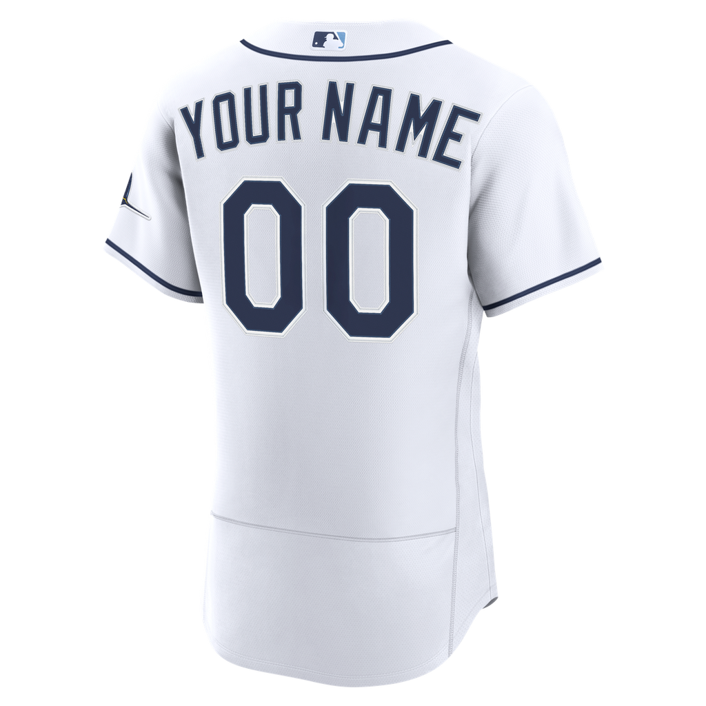 Tampa Bay Rays Nike Home Authentic Custom Jersey - White